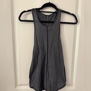 Lululemon Gray Race back Tank Top Size Small